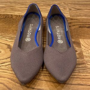 Rothy’s Womens size 11 flats, Gray/brown